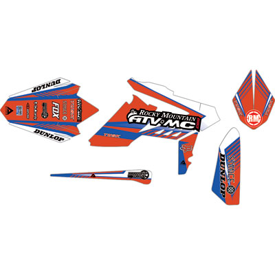 Attack Graphics Custom Turbine Full Trim Kit Worcs Blue/CR Red Attack Graphics Custom Turbine Full Trim Kit Worcs Blue/CR Red