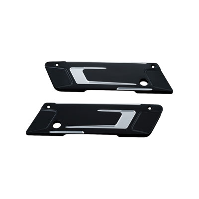 Bahn Saddlebag Latch Covers Tuxedo Bahn Saddlebag Latch Covers Tuxedo