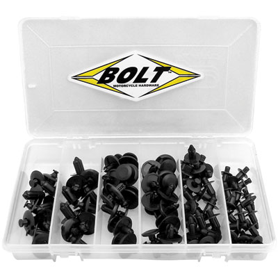 Bolt Nylon Rivet Assortment 120 Piece Kit Bolt Nylon Rivet Assortment 120 Piece Kit