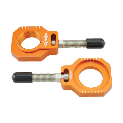 Bolt Billet Aluminum Chain Adjuster Blocks Orange Bolt Billet Aluminum Chain Adjuster Blocks Orange