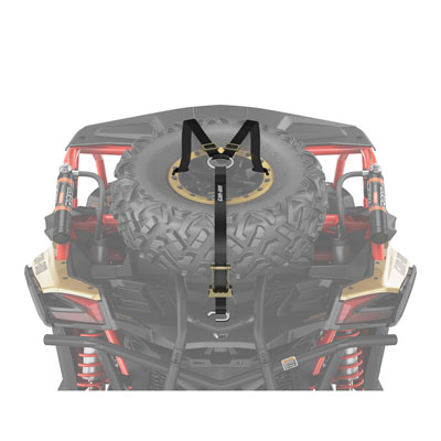 Can-Am Spare Tire Ratchet Tie-Downs Black Can-Am Spare Tire Ratchet Tie-Downs Black