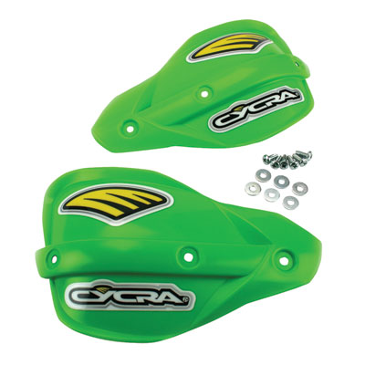 Cycra Classic Enduro Replacement Handshields Kawasaki Green Cycra Classic Enduro Replacement Handshields Kawasaki Green