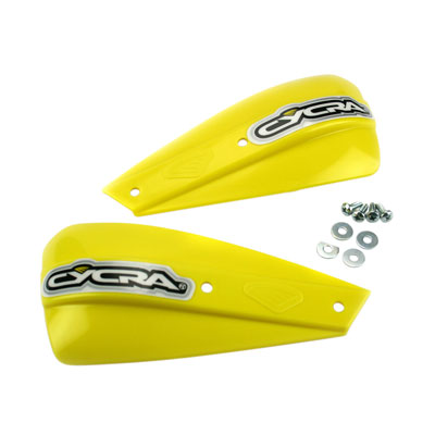 Cycra Low Profile Replacement Handshields Suzuki 01 Yellow Cycra Low Profile Replacement Handshields Suzuki 01 Yellow