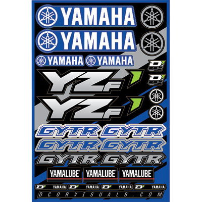 D’Cor Visuals Yamaha YZF Decal Sheet D’Cor Visuals Yamaha YZF Decal Sheet