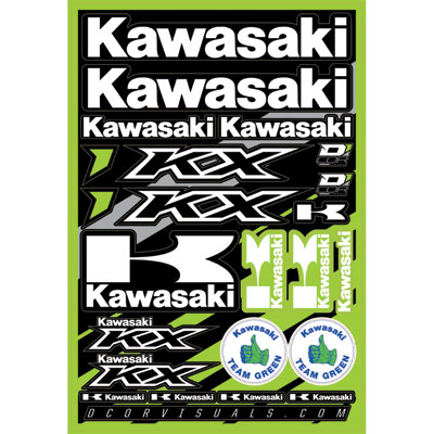 D’Cor Visuals Kawasaki Decal Sheet D’Cor Visuals Kawasaki Decal Sheet