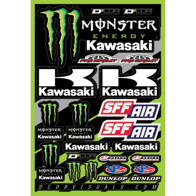 D’Cor Visuals Monster Kawasaki Decal Sheet D’Cor Visuals Monster Kawasaki Decal Sheet