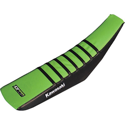 D’Cor Visuals Gripper Seat Cover Kawasaki Ribbed Black/Green D’Cor Visuals Gripper Seat Cover Kawasaki Ribbed Black/Green