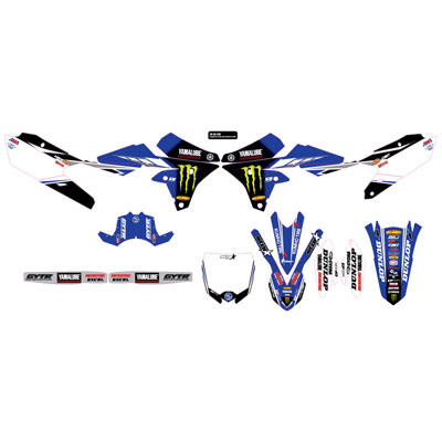 D’Cor Visuals Star Racing Yamaha Complete Graphics Kit 2018 White Backgrounds D’Cor Visuals Star Racing Yamaha Complete Graphics Kit 2018 White Backgrounds