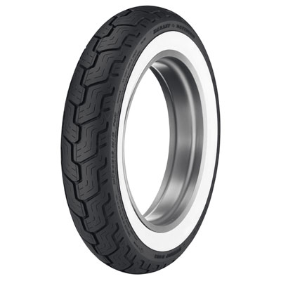 Dunlop Harley-Davidson D402 Rear Motorcycle Tire MU85B-16 (77H) Wide White Wall