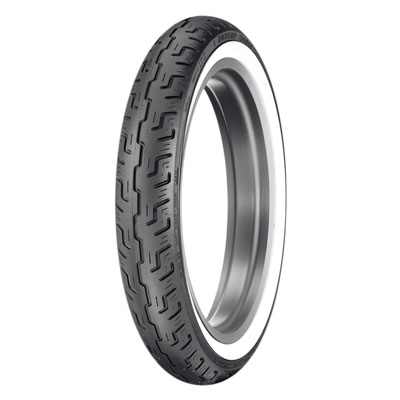 Dunlop D401 Front Motorcycle Tire 100/90-19 (57H) Wide White Wall Dunlop D401 Front Motorcycle Tire 100/90-19 (57H) Wide White Wall