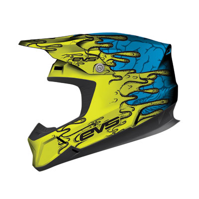 EVS T5 Ecto Helmet XX-Large Hi-Viz Yellow/Blue EVS T5 Ecto Helmet XX-Large Hi-Viz Yellow/Blue