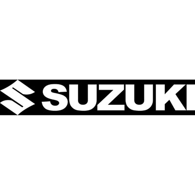 Factory Effex Die-Cut Sticker Suzuki 12 White Factory Effex Die-Cut Sticker Suzuki 12 White
