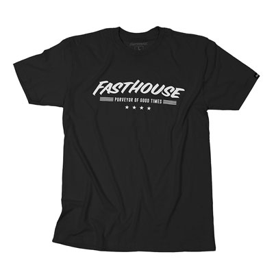 FastHouse Four Star T-Shirt Small Black FastHouse Four Star T-Shirt Small Black
