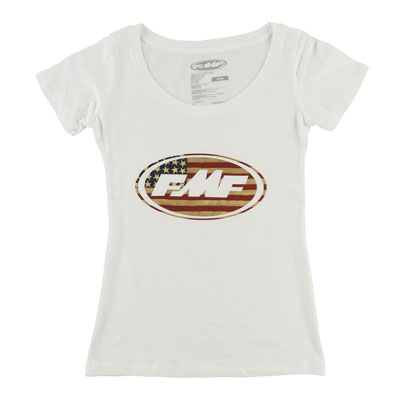 FMF Women's America The Great T-Shirt Large White FMF Women's America The Great T-Shirt Large White
