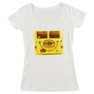 FMF Women's Vantastic T-Shirt Small White FMF Women's Vantastic T-Shirt Small White