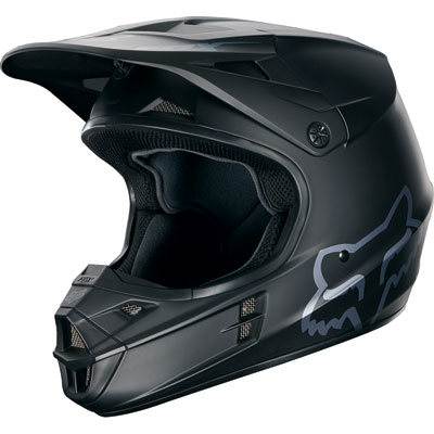 Fox Racing V1 Matte Black Helmet X-Small Matte Black Fox Racing V1 Matte Black Helmet X-Small Matte Black