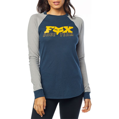 Fox Racing Women's Race Team Long Sleeve T-Shirt Medium Navy Fox Racing Women's Race Team Long Sleeve T-Shirt Medium Navy