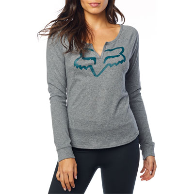 Fox Racing Women's Thorn Airline Long Sleeve T-Shirt Large Heather Graphite Fox Racing Women's Thorn Airline Long Sleeve T-Shirt Large Heather Graphite