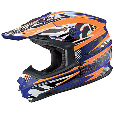 GMax GM76X Xenotron Helmet X-Large Blue/Hi-Viz Orange GMax GM76X Xenotron Helmet X-Large Blue/Hi-Viz Orange