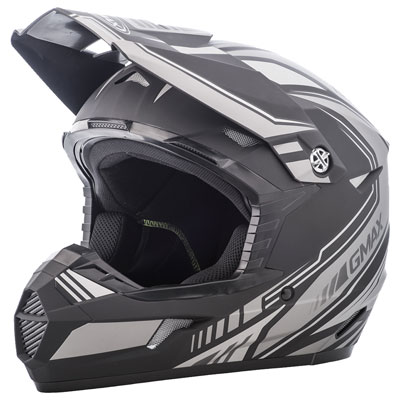 GMax MX46 Uncle Helmet X-Large Flat Black/Black/Silver GMax MX46 Uncle Helmet X-Large Flat Black/Black/Silver