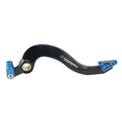Hammerhead Forged Brake Pedal with Aluminum Tip Blue Hammerhead Forged Brake Pedal with Aluminum Tip Blue