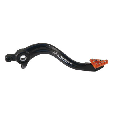 Hammerhead Forged Brake Pedal with Aluminum Tip Orange Hammerhead Forged Brake Pedal with Aluminum Tip Orange