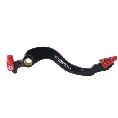 Hammerhead Forged Brake Pedal with Aluminum Tip Red Hammerhead Forged Brake Pedal with Aluminum Tip Red