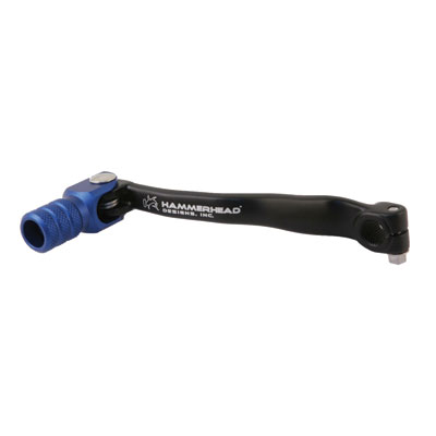 Hammerhead Forged Shift Lever with Knurled Tip Stock Blue Hammerhead Forged Shift Lever with Knurled Tip Stock Blue