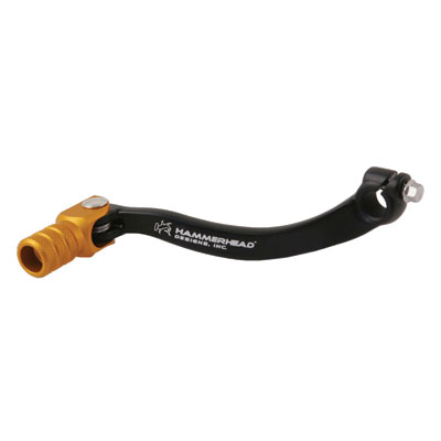 Hammerhead Forged Shift Lever with Knurled Tip Stock Gold Hammerhead Forged Shift Lever with Knurled Tip Stock Gold