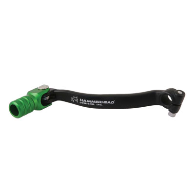 Hammerhead Forged Shift Lever with Knurled Tip Stock Green Hammerhead Forged Shift Lever with Knurled Tip Stock Green