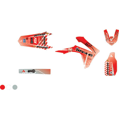 Attack Graphics Custom Havoc Full Trim Kit Red/White Attack Graphics Custom Havoc Full Trim Kit Red/White