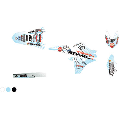 Attack Graphics Custom Havoc Full Trim Kit White/Baby Blue Attack Graphics Custom Havoc Full Trim Kit White/Baby Blue