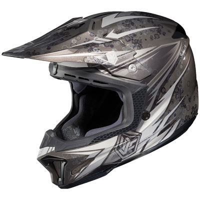 HJC CL-X7 Pop 'N Lock Helmet Small Silver/Black HJC CL-X7 Pop 'N Lock Helmet Small Silver/Black