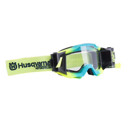 Husqvarna 100% Accuri Forecast Mud Goggle Yellow Husqvarna 100% Accuri Forecast Mud Goggle Yellow