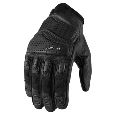 Icon Super Duty 2 Motorcycle Gloves Medium Black Icon Super Duty 2 Motorcycle Gloves Medium Black