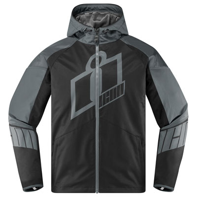 Icon Merc Crusader Jacket Large Grey Icon Merc Crusader Jacket Large Grey