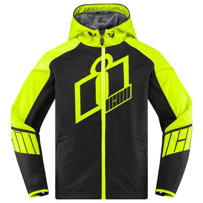 Icon Merc Crusader Jacket XXX-Large Hi-Viz Icon Merc Crusader Jacket XXX-Large Hi-Viz
