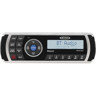 Jensen MS2013BT AM/FM/USB Waterproof Stereo with Bluetooth Jensen MS2013BT AM/FM/USB Waterproof Stereo with Bluetooth