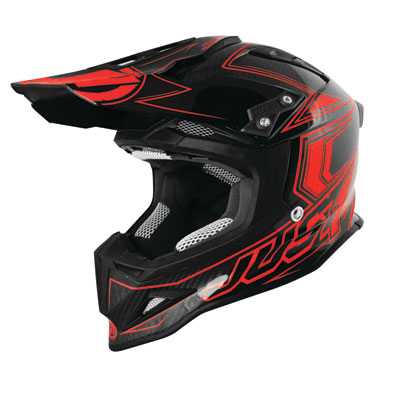 Just 1 J12 Carbon Helmet X-Small Fluorescent Red Just 1 J12 Carbon Helmet X-Small Fluorescent Red