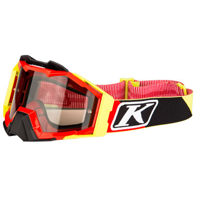 Klim Viper Pro Off-Road Goggle Stripe Red Frame/Smoke Lens Klim Viper Pro Off-Road Goggle Stripe Red Frame/Smoke Lens