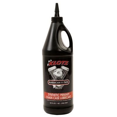 Klotz American V-Twin Synthetic Primary Chain Case Lubricant 1 Quart Klotz American V-Twin Synthetic Primary Chain Case Lubricant 1 Quart