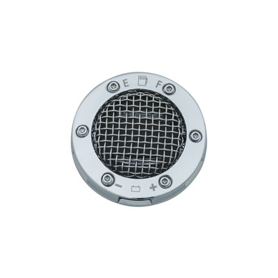 Kuryakyn Mesh LED Fuel And Battery Gauge Chrome Kuryakyn Mesh LED Fuel And Battery Gauge Chrome