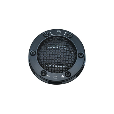 Kuryakyn Mesh LED Fuel And Battery Gauge Black Kuryakyn Mesh LED Fuel And Battery Gauge Black