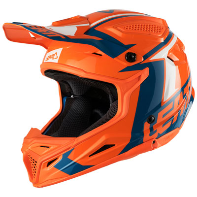 Leatt GPX 4.5 V20 Helmet Small Orange/Denim Leatt GPX 4.5 V20 Helmet Small Orange/Denim