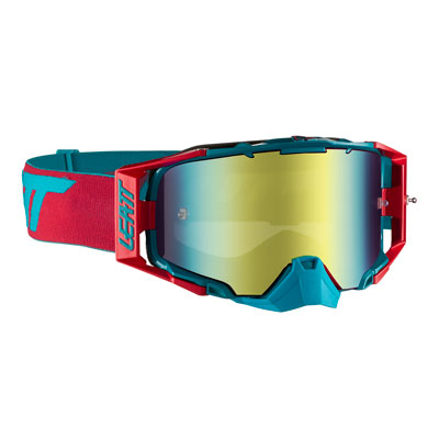 Leatt Velocity 6.5 Goggle Red Teal Frame/Bronze Iriz Lens Leatt Velocity 6.5 Goggle Red Teal Frame/Bronze Iriz Lens