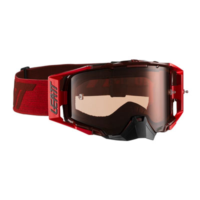 Leatt Velocity 6.5 Goggle Ruby Red Frame/Rose Lens Leatt Velocity 6.5 Goggle Ruby Red Frame/Rose Lens