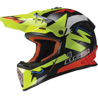 LS2 Fast MX437 Helmet 2017 XX-Large Explosive Yellow LS2 Fast MX437 Helmet 2017 XX-Large Explosive Yellow