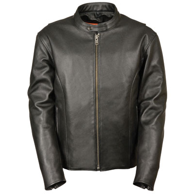 Milwaukee Leather Classic Scooter Leather Motorcycle Jacket Medium Black Milwaukee Leather Classic Scooter Leather Motorcycle Jacket Medium Black