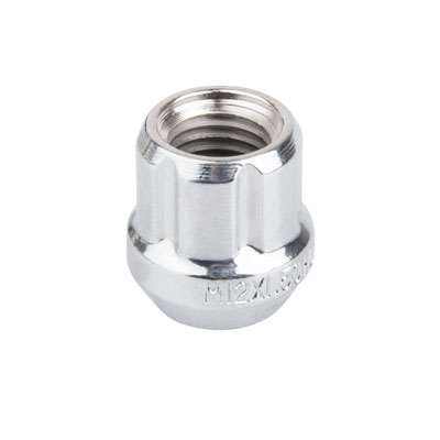 Motosport Alloys Spline Drive Open End Tapered Lug Nut 12mm x 1.50mm Thread Pitch Chrome Motosport Alloys Spline Drive Open End Tapered Lug Nut 12mm x 1.50mm Thread Pitch Chrome