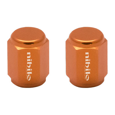 Nihilo Concepts Valve Stem Caps Orange Nihilo Concepts Valve Stem Caps Orange